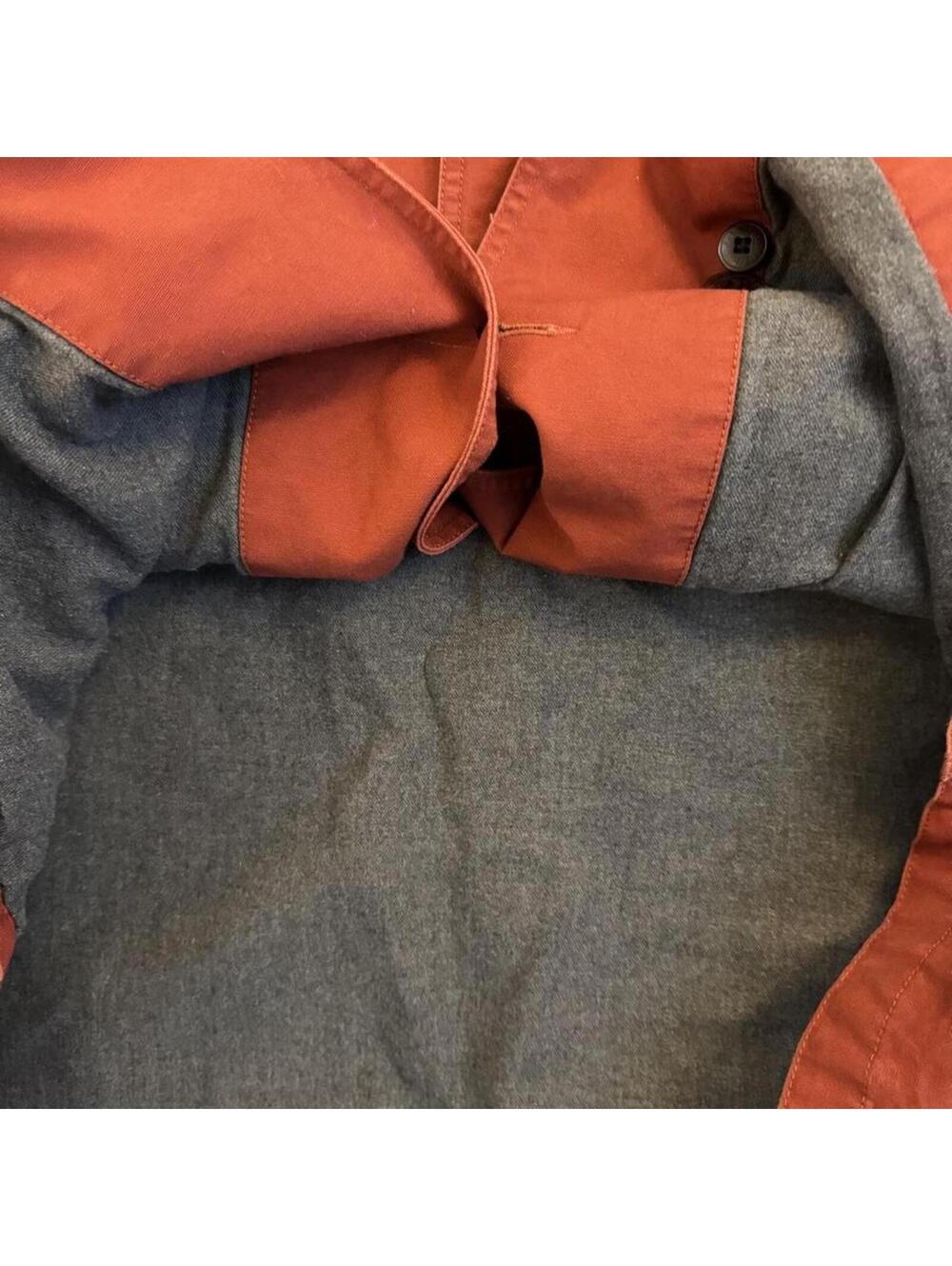 L.L.Bean red chore jacket with corduroy collar and cuffs. Size XL tall #workwear - Picture 4 of 7